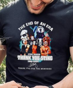 The end of an era Steve Borden thank you Sting 1985 2024 thank you for the memories shirt