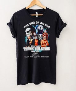 The end of an era Steve Borden thank you Sting 1985 2024 thank you for the memories shirt 1 The end of an era Steve Borden thank you Sting 1985 2024 thank you for the memories shirt