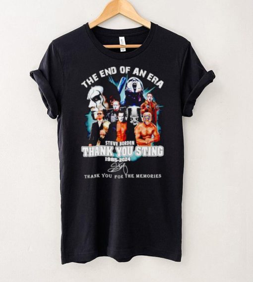 The end of an era Steve Borden thank you Sting 1985 2024 thank you for the memories shirt