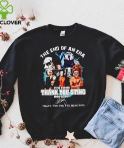 The end of an era Steve Borden thank you Sting 1985 2024 thank you for the memories shirt 3 The end of an era Steve Borden thank you Sting 1985 2024 thank you for the memories shirt