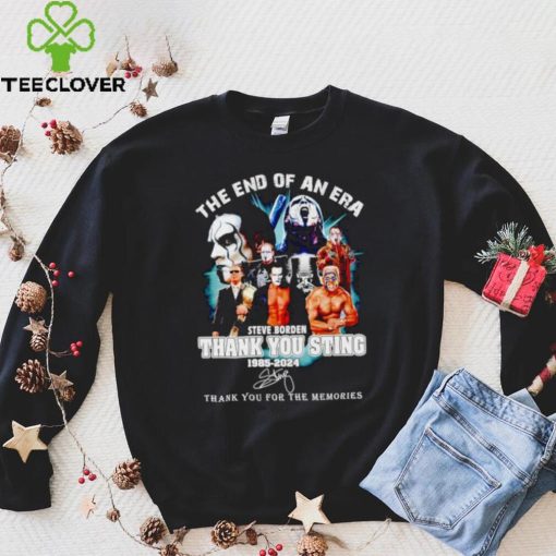 The end of an era Steve Borden thank you Sting 1985 2024 thank you for the memories shirt