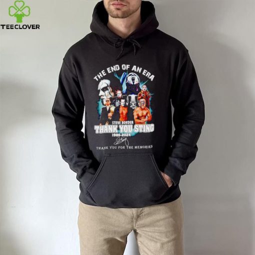 The end of an era Steve Borden thank you Sting 1985 2024 thank you for the memories shirt