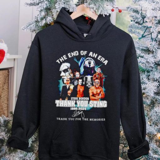 The end of an era Steve Borden thank you Sting 1985 2024 thank you for the memories shirt