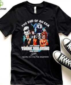 The end of an era Steve Borden thank you Sting 1985 2024 thank you for the memories shirt 7 The end of an era Steve Borden thank you Sting 1985 2024 thank you for the memories shirt
