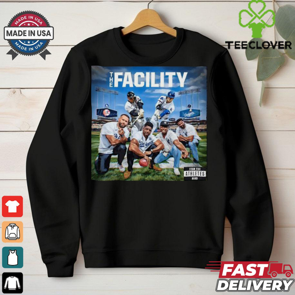 The facility Yankees vs Dodgers from the athletes mind shirt The facility Yankees vs Dodgers from the athletes mind shirt