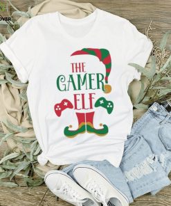 The gamer elf Christmas shirt