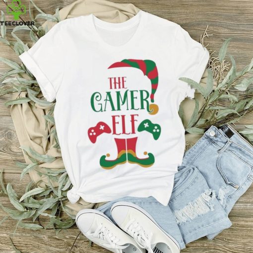 The gamer elf Christmas shirt