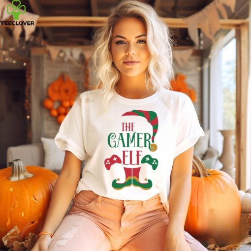The gamer elf Christmas shirt