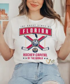 The great State of Florida hockey capital of the world shirt
