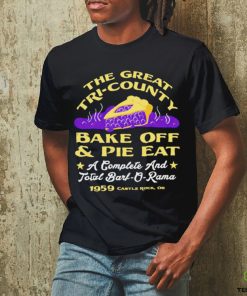 The great tri county bake off pie eat a complete and total bark o rama art shirt