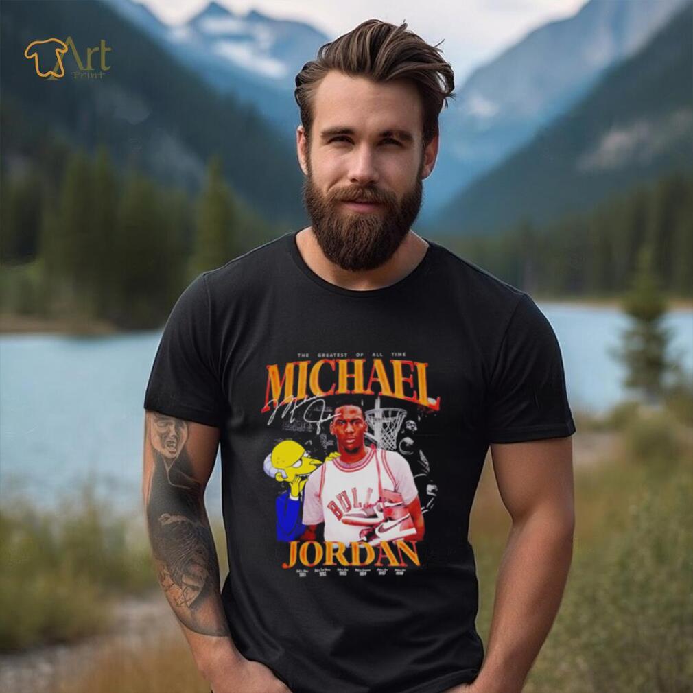The greatest of all time Michael Jordan and Mr. Burns vintage shirt The greatest of all time Michael Jordan and Mr. Burns vintage shirt
