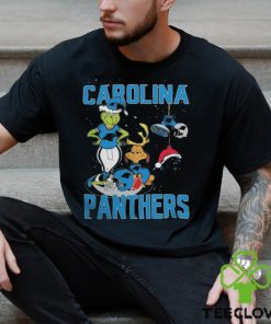 The grinch and dog carolina panthers Christmas 2023 T shirt