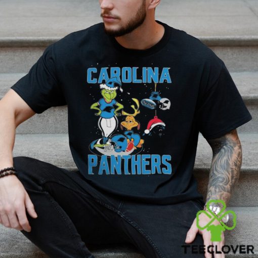 The grinch and dog carolina panthers Christmas 2023 T hoodie, sweater, longsleeve, shirt v-neck, t-shirt