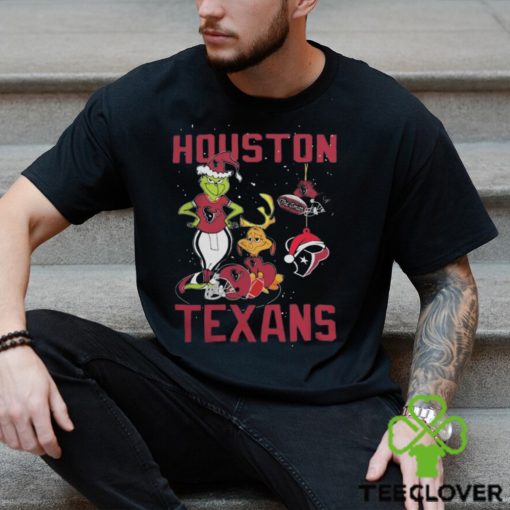 The grinch and dog houston texans Christmas 2023 T hoodie, sweater, longsleeve, shirt v-neck, t-shirt