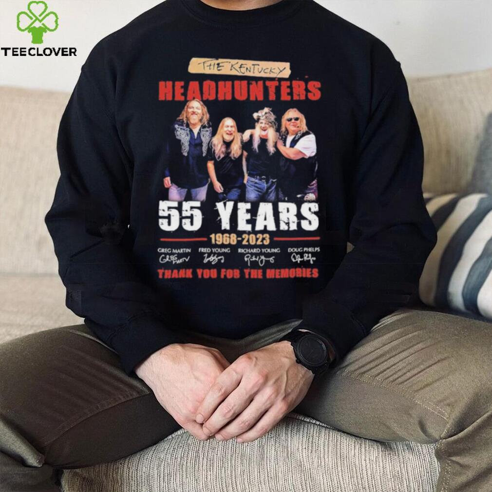 The kentucky headhunters 55 years 1968 2023 thank you for the memories t shirt The kentucky headhunters 55 years 1968 2023 thank you for the memories t shirt