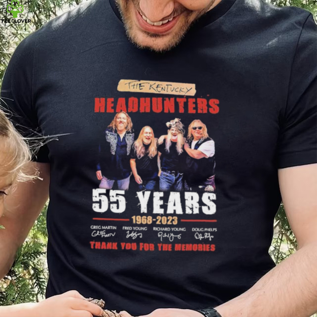 The kentucky headhunters 55 years 1968 2023 thank you for the memories t shirt The kentucky headhunters 55 years 1968 2023 thank you for the memories t shirt