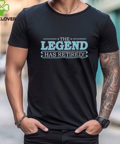 The legend has retired shirt