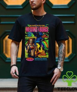 The melvins rock band boris the twins of evil tour Brooklyn bowl Philadelphia PA september 21 2023 art poster design t shirt