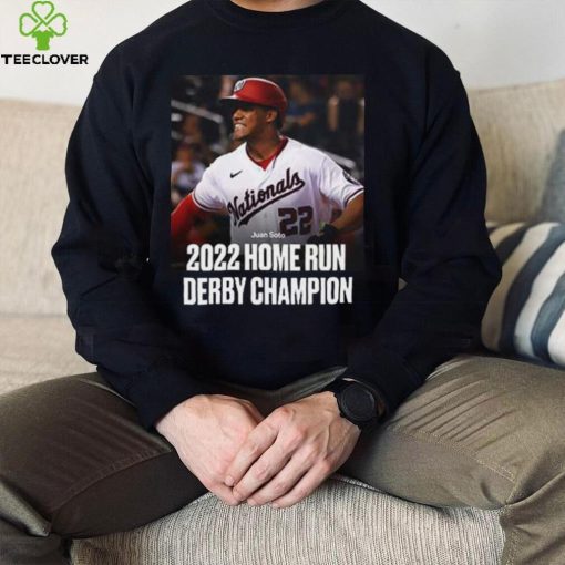 The new 2022 home run derby champs is juan soto shirt