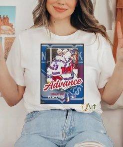 The new york rangers are heading to the eastern conference final nhl stanley cup playoffs 2024 poster hoodie, sweater, longsleeve, shirt v-neck, t-shirt