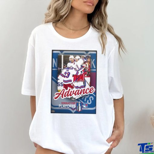 The new york rangers are heading to the eastern conference final nhl stanley cup playoffs 2024 poster hoodie, sweater, longsleeve, shirt v-neck, t-shirt