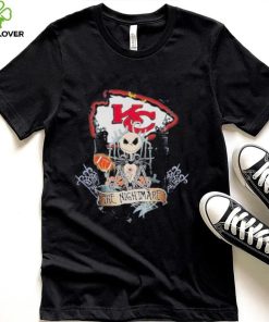 The nightmare Kansas City logo and skeleton t shirt