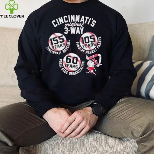 The original 3 way – celebrating 60 years of the rosie reds orginization hoodie, sweater, longsleeve, shirt v-neck, t-shirt