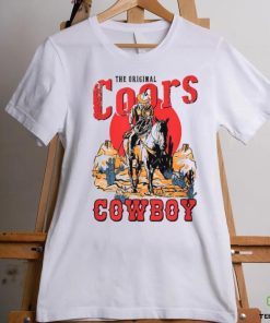 The original Coors cowboy hoodie, sweater, longsleeve, shirt v-neck, t-shirt