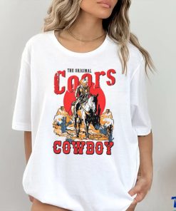 The original Coors cowboy hoodie, sweater, longsleeve, shirt v-neck, t-shirt