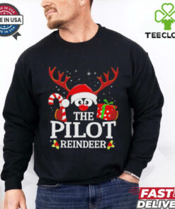 The pilot reindeer Christmas shirt