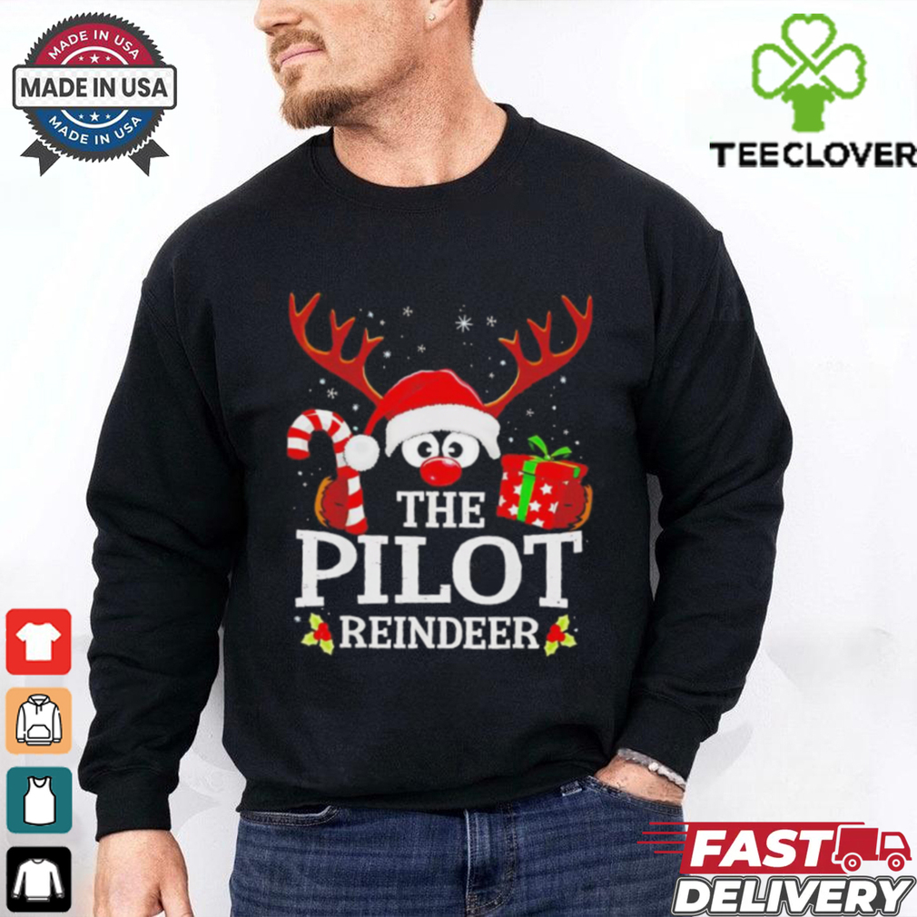 The pilot reindeer Christmas shirt The pilot reindeer Christmas shirt