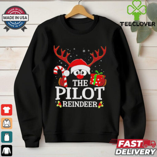 The pilot reindeer Christmas shirt