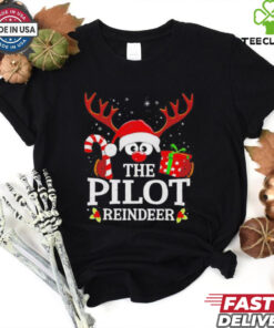 The pilot reindeer Christmas shirt