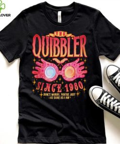 The quibbler since 1980 wizard school shirt