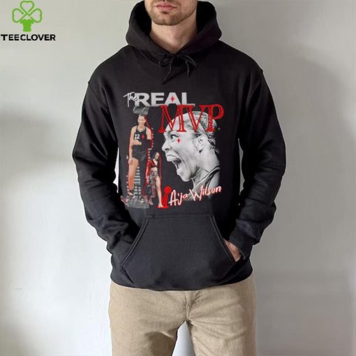 The real MVP A’ja Wilson hoodie, sweater, longsleeve, shirt v-neck, t-shirt