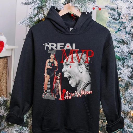 The real MVP A’ja Wilson hoodie, sweater, longsleeve, shirt v-neck, t-shirt