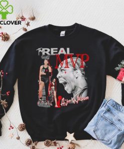 The real MVP A’ja Wilson hoodie, sweater, longsleeve, shirt v-neck, t-shirt