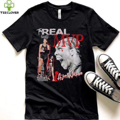 The real MVP A’ja Wilson hoodie, sweater, longsleeve, shirt v-neck, t-shirt