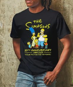 The simpsons 30th anniversary 1989 2019 thank you for memories Shirt