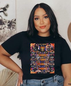 The time has arrived the forbidden door is open and live on ppv right now aew schedule lists and match up all title fight unisex merchandise shirt