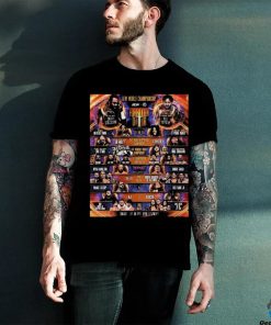 The time has arrived the forbidden door is open and live on ppv right now aew schedule lists and match up all title fight unisex merchandise shirt