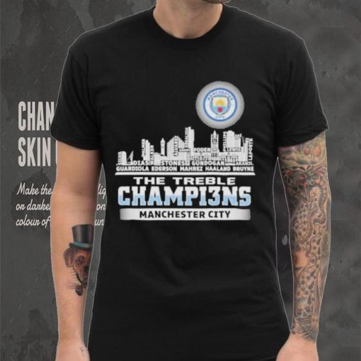 The treble champions the citizens shirt