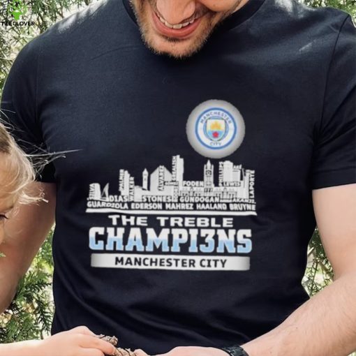The treble champions the citizens shirt