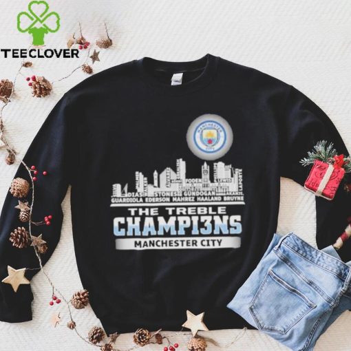 The treble champions the citizens shirt