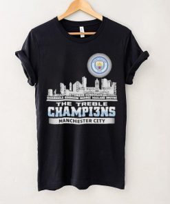 The treble champions the citizens shirt