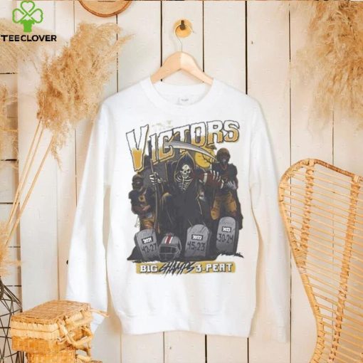 The victors Michigan wolverines 3 peat big ten champs the death hoodie, sweater, longsleeve, shirt v-neck, t-shirt