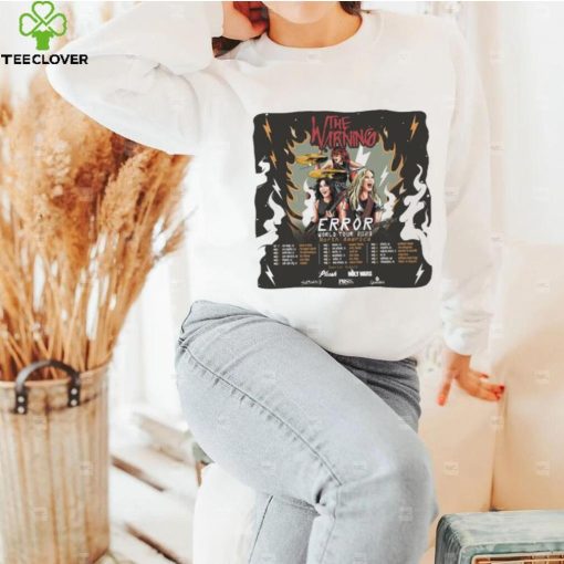 The warning error tour 2023 shirt