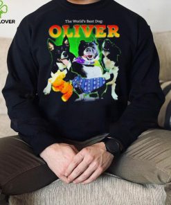 The world’s best dog Oliver funny 2024 shirt