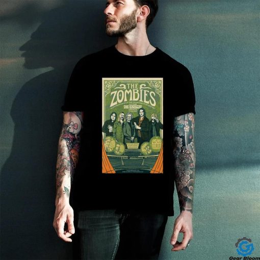 The zombies june 7 2024 the barbican london uk poster shirt