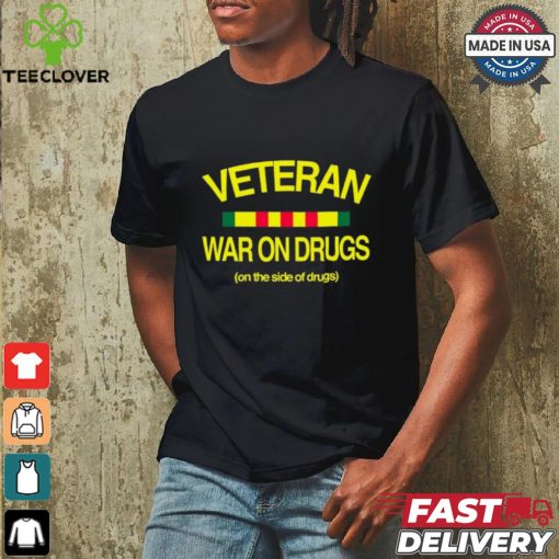 Theclassyshirts Veteran War On Drugs On The Side Of Drugs Shirt